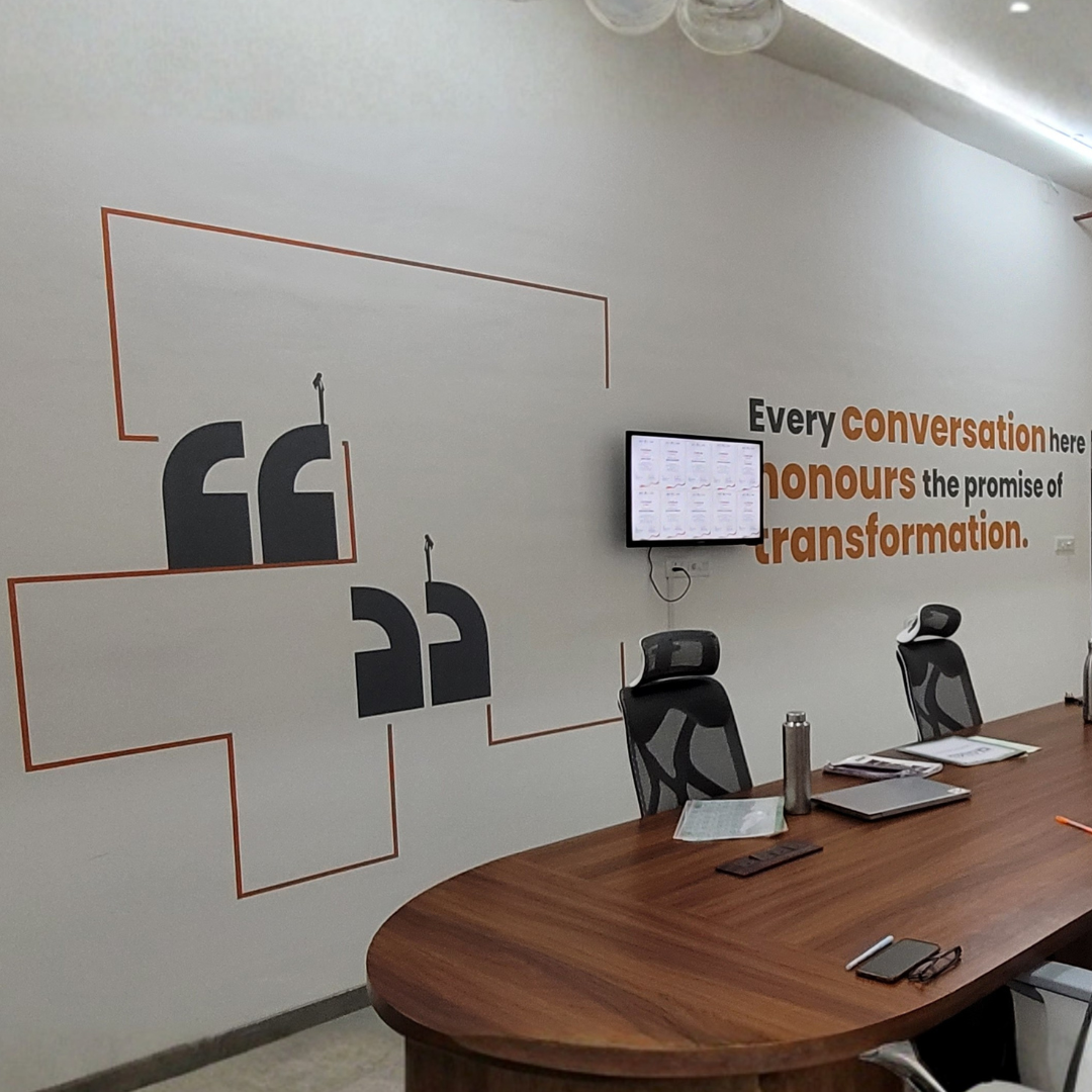 AIMS Institute meeting room wall design
