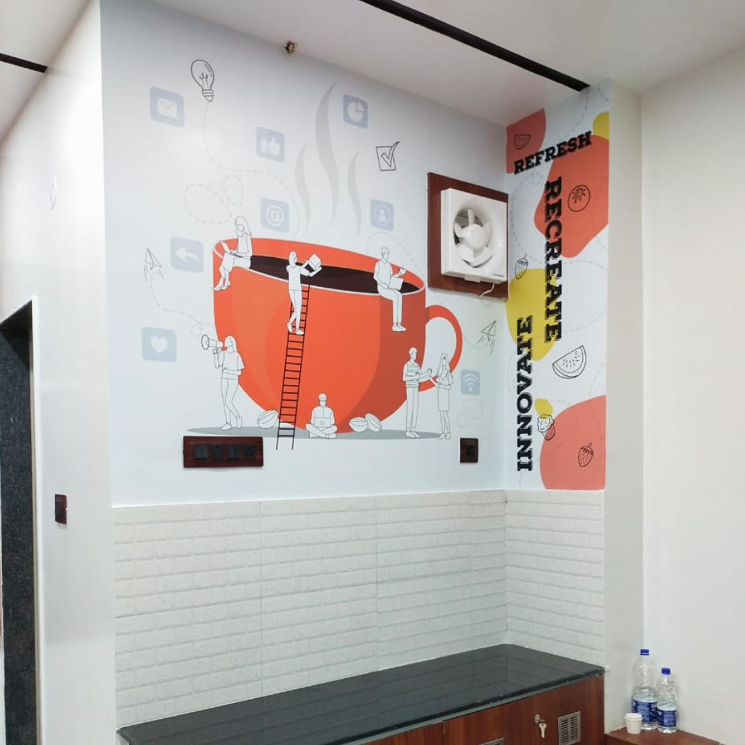 The Vanilla Theory office mural